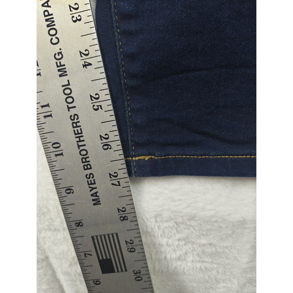 Anne Klein 18W High Rise Skinny Ankle Jeans Dark Indigo Stretch Denim Plus Size - Picture 8 of 13